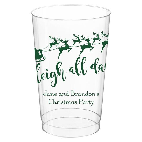 Sleigh All Day Clear Plastic Cups